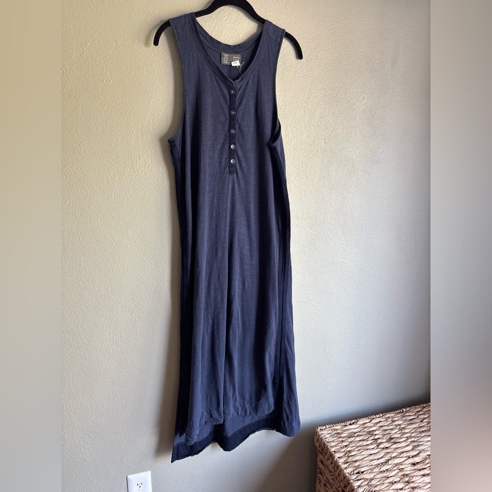 Anthropologie Navy Blue Top